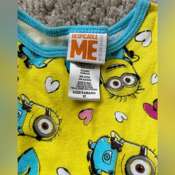 Minion Pajamas Bundle of 4 - Picture 2 of 2